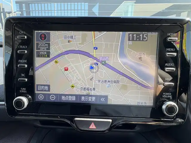 トヨタ ヤリスクロス Z 京都府 2021(令3)年 3.9万km ブラックマイカ ワンオーナー/純正コネクテッドナビ/　フルセグTV USB BT/バックカメラ/ビルトインETC/運転席PWシート/前席シートヒーター/セーフティセンス/レーダークルーズコントロール/ステアリングリモコン/レザーステアリング/前後クリアランスソナー/LEDヘッドライト/スマートキー×2/新車保証書/取扱説明書