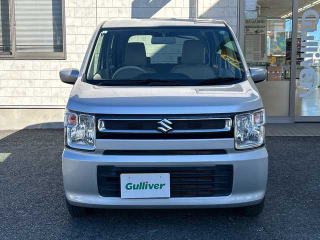 スズキ ワゴンＲ FA 埼玉県 2019(平31)年 2.4万km シルキーシルバーメタリック ワンオーナー　/純正オーディオ/CD/FM/AM/AUX　/ハロゲンライト　/横滑り防止　/ライトレベライザー　/純正フロアマット　/保証書　/取扱説明書