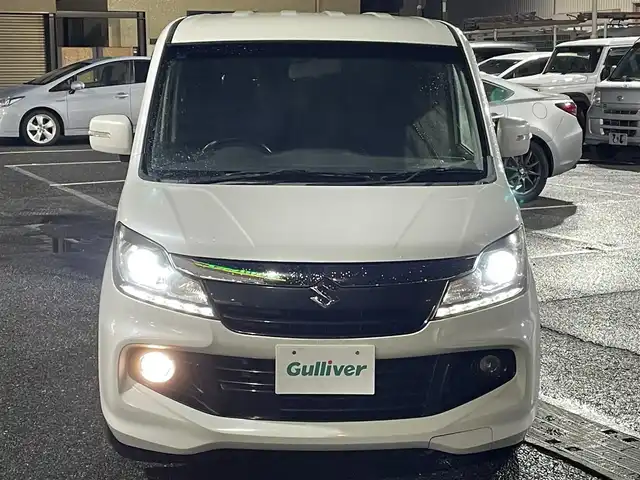 スズキ ソリオ バンディット 千葉県 2015(平27)年 8.7万km パールホワイト 純正ナビ【フルセグ、BT、DVD、CD、USB】/純正15インチアルミホイール/オートライト/フォグ/ETC/クルーズコントロール/純正フロアマット/保証書/取説/スペアキー