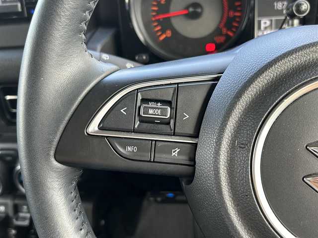 スズキ ジムニー XC 静岡県 2021(令3)年 1.5万km ブルーイッシュブラックパール3 ~4WD＆ターボ~/ユーザー買取車両/セーフティサポート装着車/純正LEDヘッドライト/社外SDナビ/　【CD/DVD/BT/地デジフルセグTV】/社外16インチAW/社外グリル（純正グリル積み込み）/バックカメラ/ETC/シートヒーター/衝突被害軽減システム/車線逸脱警報/アイドリングストップ/ダウンヒルコントロール/オーバーフェンダー