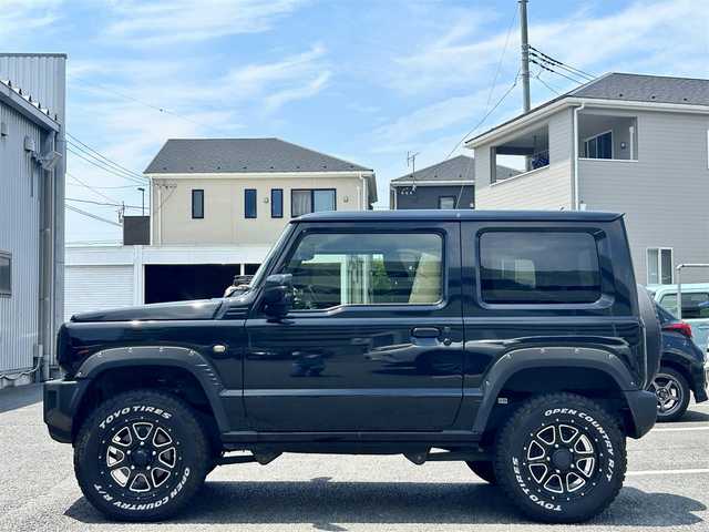 スズキ ジムニー XC 静岡県 2021(令3)年 1.5万km ブルーイッシュブラックパール3 ~4WD＆ターボ~/ユーザー買取車両/セーフティサポート装着車/純正LEDヘッドライト/社外SDナビ/　【CD/DVD/BT/地デジフルセグTV】/社外16インチAW/社外グリル（純正グリル積み込み）/バックカメラ/ETC/シートヒーター/衝突被害軽減システム/車線逸脱警報/アイドリングストップ/ダウンヒルコントロール/オーバーフェンダー