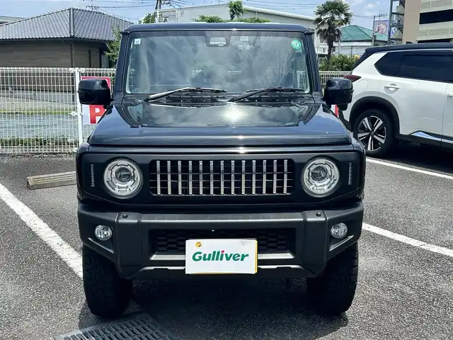 スズキ ジムニー XC 静岡県 2021(令3)年 1.5万km ブルーイッシュブラックパール3 ~4WD＆ターボ~/ユーザー買取車両/セーフティサポート装着車/純正LEDヘッドライト/社外SDナビ/　【CD/DVD/BT/地デジフルセグTV】/社外16インチAW/社外グリル（純正グリル積み込み）/バックカメラ/ETC/シートヒーター/衝突被害軽減システム/車線逸脱警報/アイドリングストップ/ダウンヒルコントロール/オーバーフェンダー