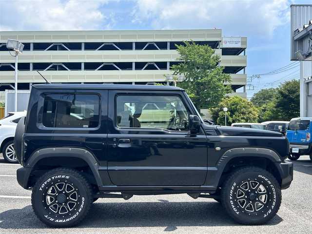 スズキ ジムニー XC 静岡県 2021(令3)年 1.5万km ブルーイッシュブラックパール3 ~4WD＆ターボ~/ユーザー買取車両/セーフティサポート装着車/純正LEDヘッドライト/社外SDナビ/　【CD/DVD/BT/地デジフルセグTV】/社外16インチAW/社外グリル（純正グリル積み込み）/バックカメラ/ETC/シートヒーター/衝突被害軽減システム/車線逸脱警報/アイドリングストップ/ダウンヒルコントロール/オーバーフェンダー