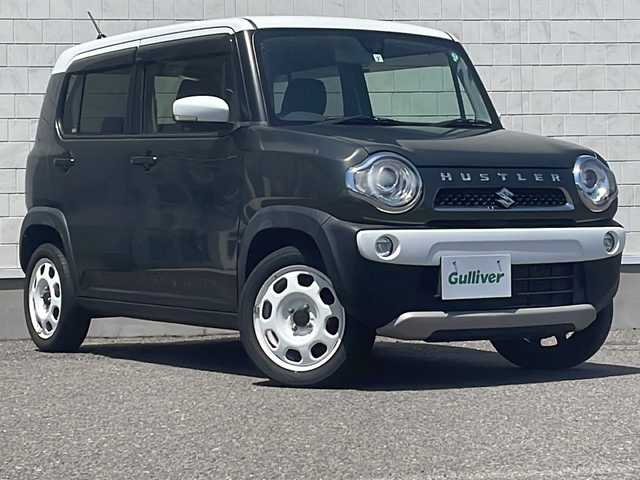 スズキ ハスラー Jスタイル 福島県 2015(平27)年 7.4万km クールカーキパールメタリック/ホワイト2トーンルーフ 4WD 社外ナビ フルセグTV Bluetooth 衝突軽減ブレーキ バックカメラ 前席シートヒーター オートライト フォグランプ 横滑り防止装置 スマートキー 純正フロアマット ドアバイザー