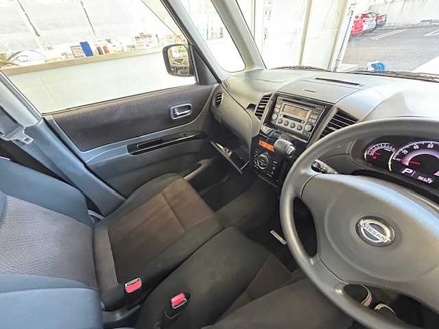 日産 ルークス ハイウェイスター 宮城県 2010(平22)年 9.7万km シルキーシルバーメタリック 純正オーディオ/FM/AM/CD/MD/片側パワースライドドア/純正フロアマット/社外アルミ冬タイヤ13インチ/ホイールなし夏タイヤ13インチ/キセノンライト/ウィンカードアミラー/プッシュスタート