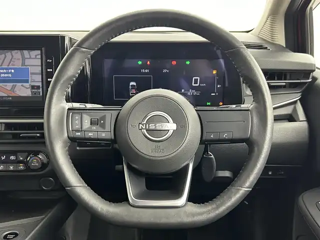 日産 ノート S FOUR 道央・札幌 2021(令3)年 1.7万km ガーネットレッド ・４WD/・純正9インチナビ/　CD/DVD/SD/BT/フルセグ/・バックカメラ/・ETC/・純正前方ドライブレコーダー/・エマージェンシーブレーキ/・レーンキープアシスト/・クリアランスソナー/・オートハイビーム/・アイドリングストップ/・前席シートヒーター/・ステアリングヒーター/・ライトレベライザー/・社外アルミホイール/・プッシュスタート/・スマートキー/・純正フロアマット/・ドアバイザー