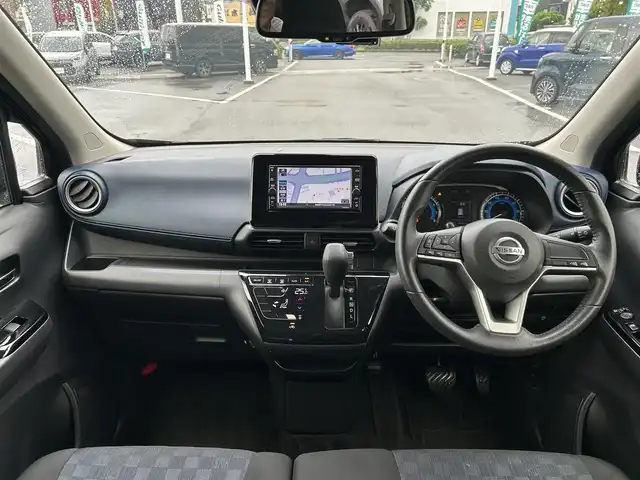 日産 デイズ ハイウェイスターG ターボ 愛媛県 2020(令2)年 5万km ブラック 禁煙車/純正ナビ（MM119D-W）/CD/TV/BT/全方位カメラ（フロント/バック/サイド）/ビルトインETC/ドライブレコーダー/エマージェンシーブレーキ/踏み間違い防止装置/横滑り防止装置/フロント/リヤコーナーセンサー/オートライト/LEDヘッドライト/ハロゲンフォグランプ/スマートキー/プッシュスタートボタン/タッチパネルオートエアコン/純正フロアマット/純正アルミホイール