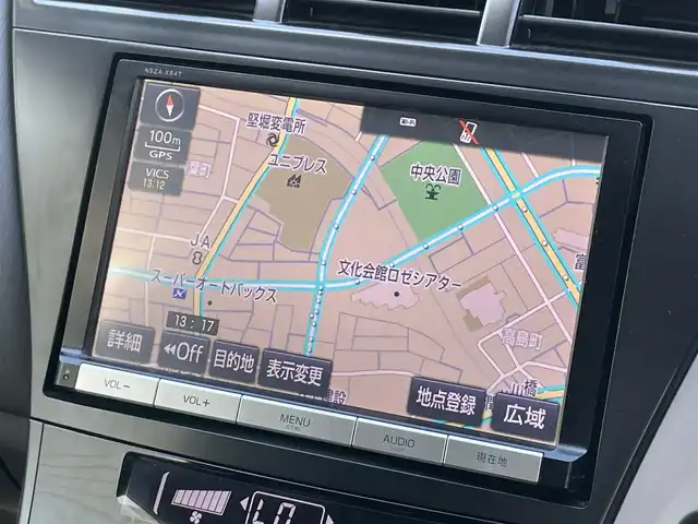 トヨタ プリウス α S 静岡県 2014(平26)年 4.3万km ホワイトパールクリスタルシャイン 1オーナー　/純正ナビ　/地デジ　/バックカメラ　/ステアリングスイッチ  /オートライト  /ビルトインETC /ヘッドライトレベライザー  /EV エコ パワーモード　　/スマートキー  /スペアキー /保証書　/取説
