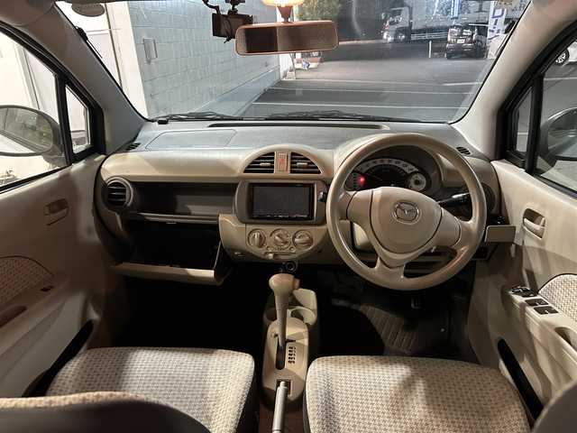 マツダ キャロル GS 岡山県 2014(平26)年 10.3万km スペリアホワイト 社外ナビ/バックカメラ/フロアマット/社外ドラレコ