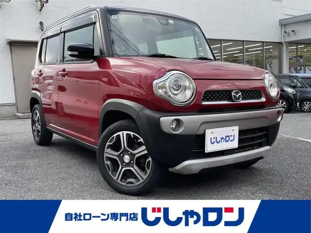 マツダ フレア クロスオーバー 福岡県 2014(平26)年 7.9万km フェニックスレッドパール/ブラック (株)IDOMが運営する【じしゃロン八幡西店】の自社ローン専用車両になります。こちらは現金またはオートローンご利用時の価格です。自社ローンご希望の方は別途その旨お申付け下さい/社外ナビ【A9K4】/(Bluetooth/CD/SD/ipod/フルセグTV)/衝突軽減ブレーキ/アイドリングストップ/横滑り防止装置/ベンチシート/純正フロアマット/D席シートヒーター/エンジンプッシュスタート/社外前方ドライブレコーダー/純正15インチアルミホイール/スマートキー