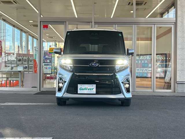 スバル シフォン カスタムRS スマートアシスト 埼玉県 2021(令3)年 2.3万km ブライトシルバーメタリック スマートアシストIII/ ・アダプティブクルーズCtr/ ・衝突回避支援ブレーキ/ ・誤発進抑制機能/ ・オートハイビーム/ ・車線はみ出し警報/ ・先行車発進お知らせ機能/ ・エマージェンシーストップシグナル/純正９インチメモリーナビゲーション(NSZN-Y71DS)/AM/FM/CD/DVD/BT/USB/フルセグＴＶ/全方位モニター/ビルトインＥＴＣ/両側パワースライドドア/ＬＥＤヘッドライト/ＬＥＤフォグランプ/オートライト/前後コーナーセンサー/ロングスライドスイッチ/ステアリングスイッチ/スペアキー1ヶ/保証書/取扱説明書