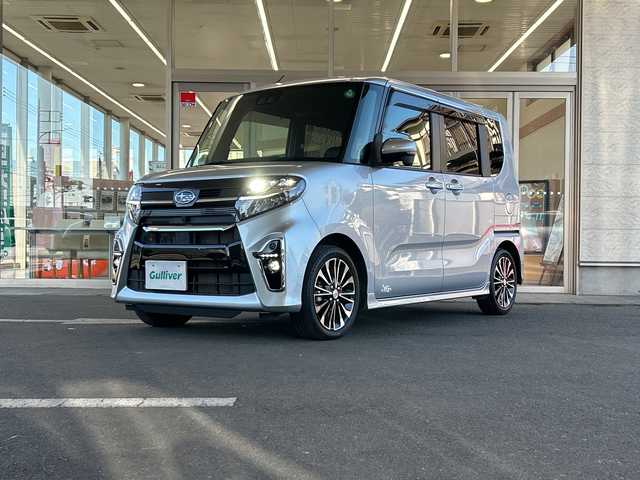 スバル シフォン カスタムRS スマートアシスト 埼玉県 2021(令3)年 2.3万km ブライトシルバーメタリック スマートアシストIII/ ・アダプティブクルーズCtr/ ・衝突回避支援ブレーキ/ ・誤発進抑制機能/ ・オートハイビーム/ ・車線はみ出し警報/ ・先行車発進お知らせ機能/ ・エマージェンシーストップシグナル/純正９インチメモリーナビゲーション(NSZN-Y71DS)/AM/FM/CD/DVD/BT/USB/フルセグＴＶ/全方位モニター/ビルトインＥＴＣ/両側パワースライドドア/ＬＥＤヘッドライト/ＬＥＤフォグランプ/オートライト/前後コーナーセンサー/ロングスライドスイッチ/ステアリングスイッチ/スペアキー1ヶ/保証書/取扱説明書