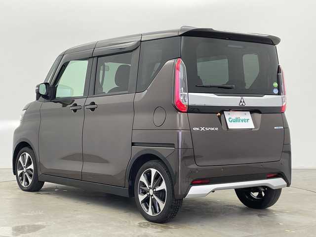 三菱 ｅＫクロススペース G 富山県 2021(令3)年 4.6万km オークブラウンメタリック ワンオーナー/純正9インチナビ【MM320D-LM】/(AM/FM/CD/DVD/SD/AUX/BT)/フルセグTV/バックカメラ/片側パワースライドドア（ハンズフリー機能付き）/衝突被害軽減ブレーキ/レーンキープアシスト/コーナーセンサー前後/オートLEDヘッドライト/ダウンヒルアシストコントロール/前席シートヒーター/スマートキー/プッシュスタート/アイドリングストップ/純正フロアマット/保証書