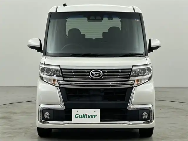 ダイハツ タント カスタムX トップED LTD SAⅢ 福岡県 2018(平30)年 4.2万km パールホワイトⅢ 純正ナビ（ＢＴ，フルセグＴＶ）　/全方位カメラ　/ナビ連動ドラレコ　/ＥＴＣ　/衝突被害軽減ブレーキ　/レーンキープ　/アイドリングストップ　/両側電動スライドドア　/シートヒーター　/純正１４インチＡＷ　/ＬＥＤライト