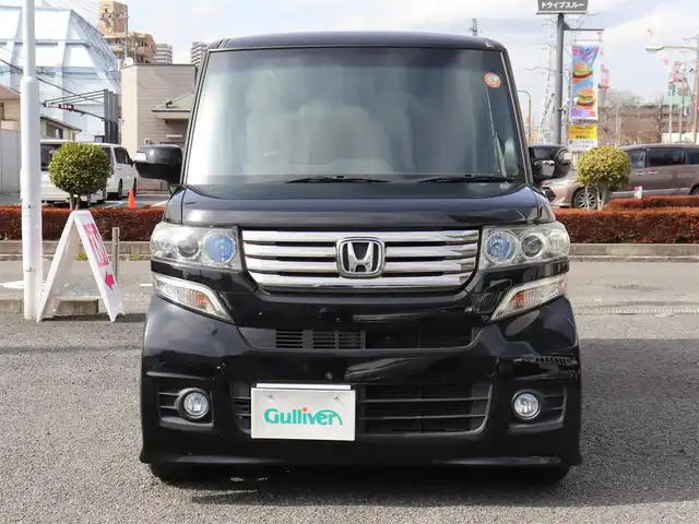 ホンダ Ｎ ＢＯＸ カスタム G ターボSSパッケージ 神奈川県 2013(平25)年 7.6万km クリスタルブラックパール 特別仕様車（カスタムGターボSSパッケージ）/クルーズコントロール/両側パワースライドドア/エクリプスメモリナビ（型式：AVN-Z03i）/：フルセグTV/：CD DVD再生/：Bluetoothオーディオ/：バックカメラ/社外フロアマット/：ドアバイザー/純正HIDヘッドライト/：フォグライト/：オートヘッドライト/純正１５インチアルミホイール/パドルシフト/ーーーーーーーーーーーーーーーーーーーーーーーー/保証書/取扱説明書/スペアスマートキー×１本/記録簿（H.26.27.29.30.R.1.2.3.5.7)