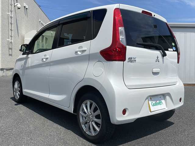 三菱 ｅＫワゴン M 山形県 2017(平29)年 4.6万km シルキーホワイト ・４WD/・社外CD/・ETC/・運転席シートヒーター/・純正ホイールキャップ＋ノーマルタイヤ車載/・スペアキー1本/・保証書/・取扱説明書