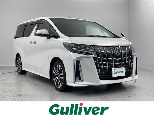 トヨタ アルファード S Cパッケージ 茨城県 2021(令3)年 4.7万km ホワイトパールクリスタルシャイン サンルーフ/純正ナビ/フリップダウンモニター/デジタルインナーミラー/ドライブレコーダー/エアシート/シートヒーター/レーダークルーズコントロール/ステアリングヒーター/バックカメラ/パワーシート/トヨタセーフティ/ステアリングリモコン/革ハンドル/AC100V/フルレザーシート/オットマン/電動オープン/LEDヘッドライト/オートライト/スマートキー/メモリーシート/BMS