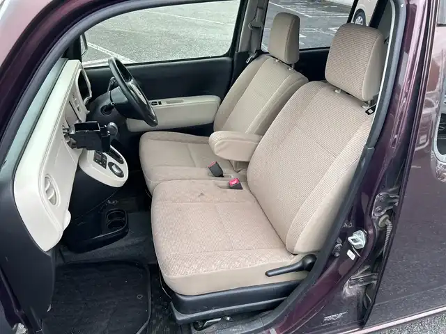 ダイハツ ミラ ココア X 千葉県 2014(平26)年 8.1万km プラムブラウンクリスタルマイカ ４ＷＤ　後期型　ナビＡＶＮ１３３Ｍ　ワンセグ　ＣＤ　スマートキー　アイドリングストップ　オートエアコン　フロアマット　ドアバイザー　ライトレベライザー　ホワイトホイール　プラムブラウンカラー