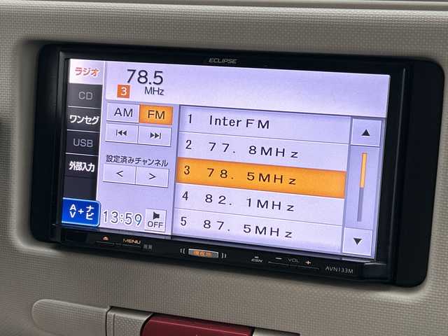 ダイハツ ミラ ココア X 千葉県 2014(平26)年 8.1万km プラムブラウンクリスタルマイカ ４ＷＤ　後期型　ナビＡＶＮ１３３Ｍ　ワンセグ　ＣＤ　スマートキー　アイドリングストップ　オートエアコン　フロアマット　ドアバイザー　ライトレベライザー　ホワイトホイール　プラムブラウンカラー