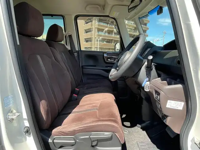ホンダ Ｎ ＢＯＸ G･L ホンダセンシング カッパーブラウンスタイル 島根県 2019(平31)年 5.7万km プラチナホワイトパール 純正メモリナビ・フルセグTV/DVD再生・Bluetooth接続/両側パワースライド　/前後純正ドライブレコーダー /追従機能付クルーズコントロール/バックカメラ　/ETC/リアコーナーセンサー/衝突軽減ブレーキ/横滑り防止装置　/レーンキープアシスト/スマートキー・プッシュスタート/純正LEDヘッドライト/純正アルミホイール/純正フロアマット