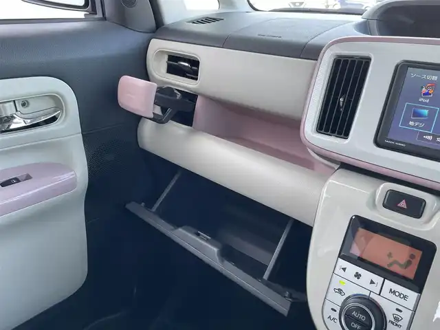 ダイハツ ムーヴ キャンバス X メイクアップ リミテッド SAⅢ 佐賀県 2019(平31)年 4.6万km パールホワイトⅢ/ライトローズマイカメタリックⅡ 2トーン 純正メモリーナビゲーション/・フルセグTV/CD/DVD/SD/USB/Bluetooth/パノラマモニター/両側パワースライドドア/ISOFIX対応/ステアリングリモコン/純正LEDフォグランプ/純正フロアマット/純正ドアバイザ―/新車保証書/取扱説明書/スペアキー１本/衝突軽減ブレーキ/車線逸脱警報機能/オートハイビーム/横滑り防止装置/アイドリングストップ