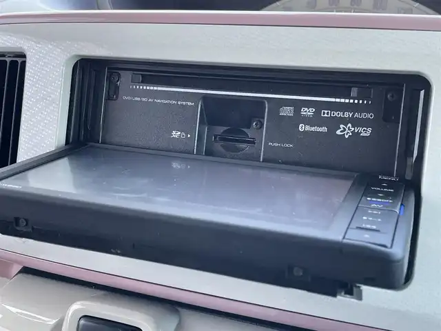 ダイハツ ムーヴ キャンバス X メイクアップ リミテッド SAⅢ 佐賀県 2019(平31)年 4.6万km パールホワイトⅢ/ライトローズマイカメタリックⅡ 2トーン 純正メモリーナビゲーション/・フルセグTV/CD/DVD/SD/USB/Bluetooth/パノラマモニター/両側パワースライドドア/ISOFIX対応/ステアリングリモコン/純正LEDフォグランプ/純正フロアマット/純正ドアバイザ―/新車保証書/取扱説明書/スペアキー１本/衝突軽減ブレーキ/車線逸脱警報機能/オートハイビーム/横滑り防止装置/アイドリングストップ