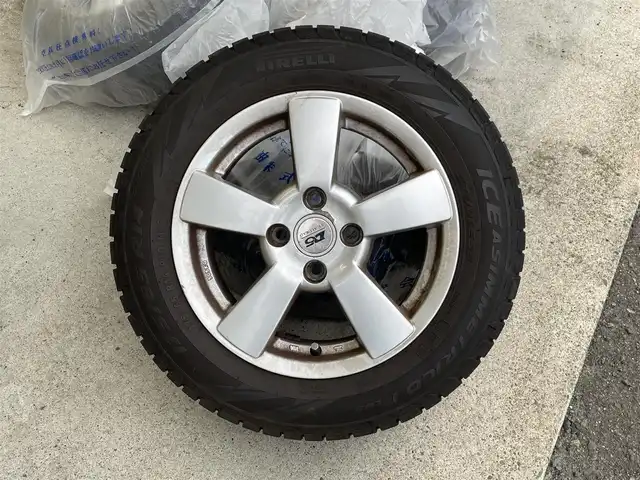 フィアット ５００ 1．4 16V スポーツ 新潟県 2009(平21)年 4.4万km 黒 CD/ETC/半革シート/ステアリングスイッチ/リモコンキー /フォグランプ/純正15インチアルミホイール/社外14インチAW冬タイヤ車載