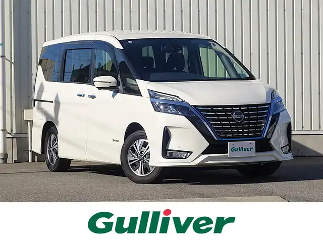 日産 セレナ e－パワー ハイウェイスター V 山形県 2021(令3)年 5.9万km ブリリアントホワイトパール 衝突被害軽減システム/ワンオーナー/純正メモリナビ/　　【CD DVD BT フルセグ USB】/アラウンドビューモニター/両側パワースライドドア/レーダークルーズコントロール/LEDオートヘッドライト/純正15インチアルミホイール/ドライブレコーダー/ステアリングスイッチ/インテリジェントルームミラー/電動格納ウィンカーミラー/フォグランプ/スマートキー×2/ETC