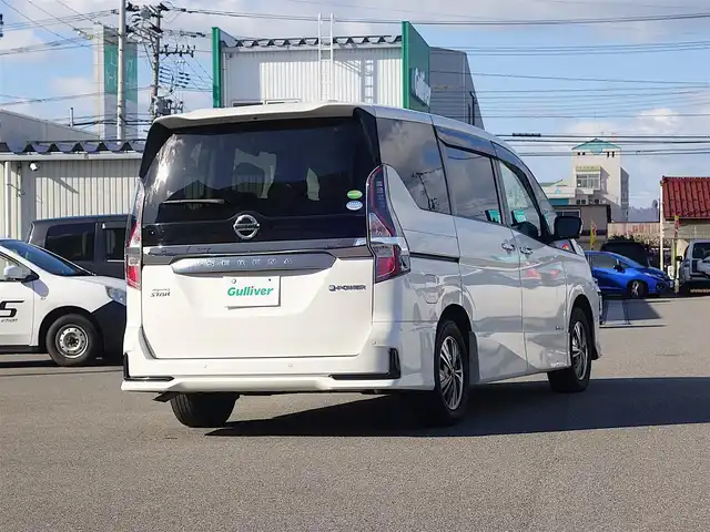 日産 セレナ e－パワー ハイウェイスター V 山形県 2021(令3)年 5.9万km ブリリアントホワイトパール 衝突被害軽減システム/ワンオーナー/純正メモリナビ/　　【CD DVD BT フルセグ USB】/アラウンドビューモニター/両側パワースライドドア/レーダークルーズコントロール/LEDオートヘッドライト/純正15インチアルミホイール/ドライブレコーダー/ステアリングスイッチ/インテリジェントルームミラー/電動格納ウィンカーミラー/フォグランプ/スマートキー×2/ETC