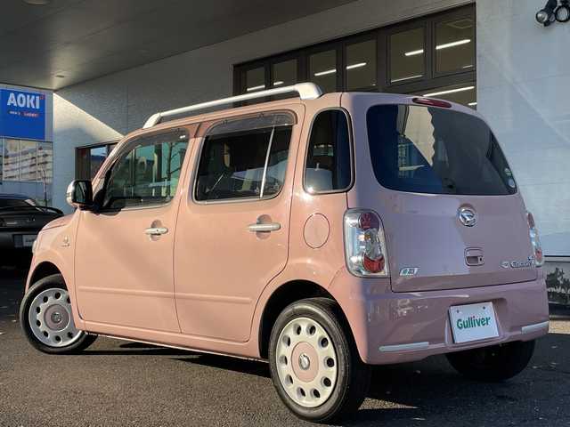 ダイハツ ミラ ココア プラスX 岐阜県 2014(平26)年 7.2万km ムースピンクパール /社外SDナビ/(FM/AM/フルセグTV/BT/USB/CD/DVD)/(LEDヘッドライト)/(セキュリティアラーム)/(純正フロアマット)/(ドアバイザー)/(ヘッドライトレベライザー)/(パワーウィンドウスイッチ)/(電動格納ミラー)/(オートエアコン)/(スマートキー)