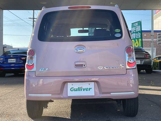 ダイハツ ミラ ココア プラスX 岐阜県 2014(平26)年 7.2万km ムースピンクパール /社外SDナビ/(FM/AM/フルセグTV/BT/USB/CD/DVD)/(LEDヘッドライト)/(セキュリティアラーム)/(純正フロアマット)/(ドアバイザー)/(ヘッドライトレベライザー)/(パワーウィンドウスイッチ)/(電動格納ミラー)/(オートエアコン)/(スマートキー)