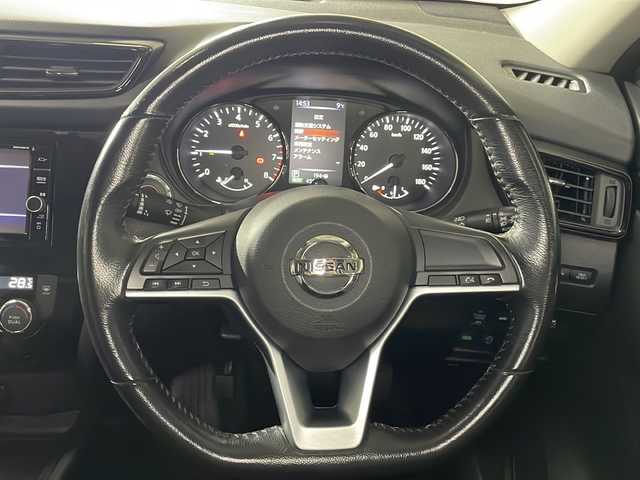 日産 エクストレイル 20X 広島県 2019(平31)年 4.5万km ブリリアントホワイトパール 純正ナビ/電動リアゲート/ＥＴＣ/フルセグ/ＬＥＤヘッドライト/コーナーセンサー/レーンキープアシスト/オートマチックハイビーム/ダウンヒルアシスト/ステアリングスイッチ/プッシュスタート/フォグランプ/エアバッグ(運転席/助手席)/純正18インチアルミホイール(225/60/R18)