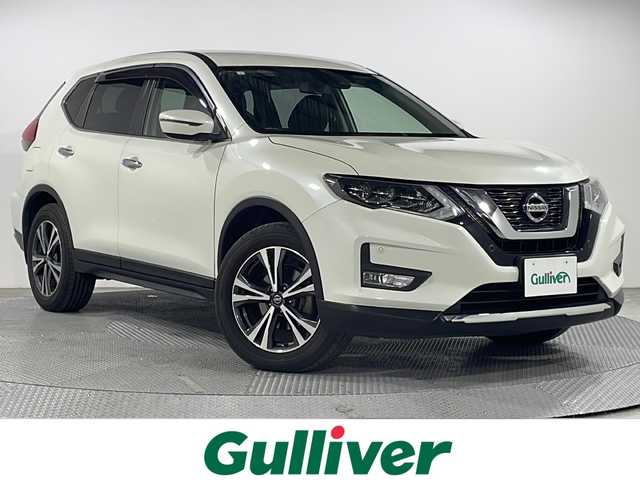 日産 エクストレイル 20X 広島県 2019(平31)年 4.5万km ブリリアントホワイトパール 純正ナビ/電動リアゲート/ＥＴＣ/フルセグ/ＬＥＤヘッドライト/コーナーセンサー/レーンキープアシスト/オートマチックハイビーム/ダウンヒルアシスト/ステアリングスイッチ/プッシュスタート/フォグランプ/エアバッグ(運転席/助手席)/純正18インチアルミホイール(225/60/R18)