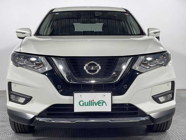日産 エクストレイル 20X 広島県 2019(平31)年 4.5万km ブリリアントホワイトパール 純正ナビ/電動リアゲート/ＥＴＣ/フルセグ/ＬＥＤヘッドライト/コーナーセンサー/レーンキープアシスト/オートマチックハイビーム/ダウンヒルアシスト/ステアリングスイッチ/プッシュスタート/フォグランプ/エアバッグ(運転席/助手席)/純正18インチアルミホイール(225/60/R18)