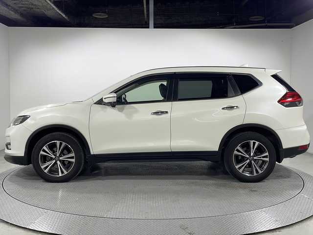 日産 エクストレイル 20X 広島県 2019(平31)年 4.5万km ブリリアントホワイトパール 純正ナビ/電動リアゲート/ＥＴＣ/フルセグ/ＬＥＤヘッドライト/コーナーセンサー/レーンキープアシスト/オートマチックハイビーム/ダウンヒルアシスト/ステアリングスイッチ/プッシュスタート/フォグランプ/エアバッグ(運転席/助手席)/純正18インチアルミホイール(225/60/R18)