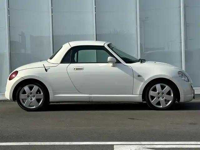 ダイハツ コペン アクティブトップ 神奈川県 2007(平19)年 7.8万km ホワイトパールマイカ 社外オーディオ(DEH-5300)/CD/USB/Bluetooth/純正アルミホイール/ハロゲンライト