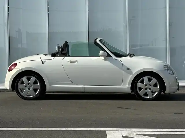ダイハツ コペン アクティブトップ 神奈川県 2007(平19)年 7.8万km ホワイトパールマイカ 社外オーディオ(DEH-5300)/CD/USB/Bluetooth/純正アルミホイール/ハロゲンライト