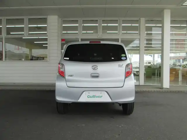 ダイハツ ミラ イース X 千葉県 2012(平24)年 6.8万km ブライトシルバーメタリック 純正メモリカーナビ/ワンセグ/　【CD/USB/AUX】/フォグランプ/社外ETC/横滑り防止装置/オートリトラミラー/アイドリングストップ/キーレスキー/新車保証書/取扱説明書/スペアキー