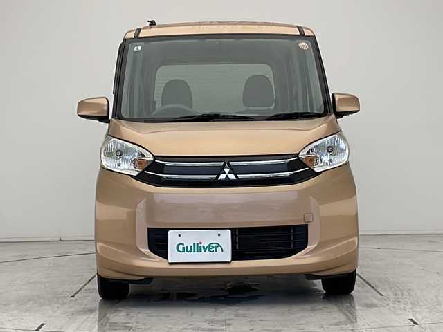 三菱 ｅＫスペース G 愛知県 2016(平28)年 5.1万km アンティークゴールドM ７インチSDナビ/フルセグ/CD/DVD/Bluetooth/バックカメラ/LEDヘッドライト/オートライト/パワースライドドア/ETC/アイドリングストップ/スマートキー/プッシュスタート