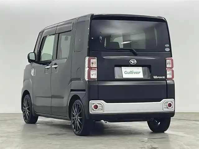 ダイハツ ウェイク L ファインセレクション SA 福島県 2016(平28)年 5.4万km ブラックマイカメタリック 衝突被害軽減システム　/バックカメラ　/純正ナビ/【AM/FM/DVD/CD/Bluetooth/フルセグ】　/型番:NSZN-X66D-W1/ＥＴＣ　/プッシュスタート　/・スマートキー　/・スペアキー　/ＬＥＤライト　/・オートライト　/ドライブレコーダー　/片側パワースライドドア　/・ステアリングスイッチ/アイドリングストップ/。横滑り防止装置/純正フロアマット