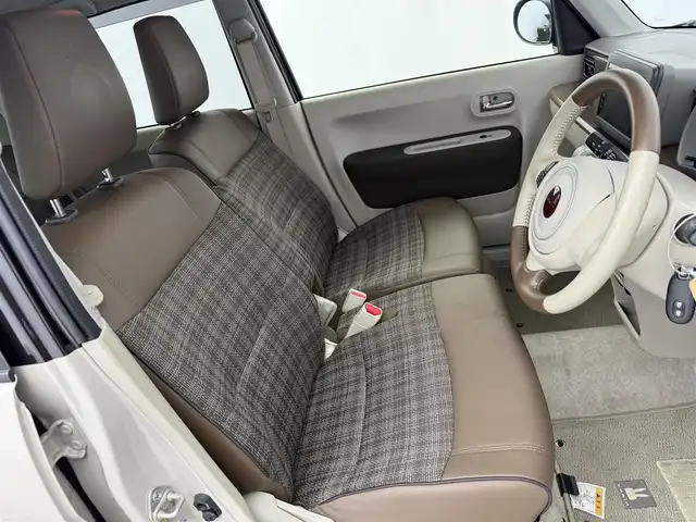 スズキ ラパン ＬＣ X 愛知県 2022(令4)年 3万km フォーンベージュメタリック/アーバンブラウン 2トーン 純正ディスプレイオーディオ/・Bluetooth/・Applecarplay/・AM/FM/ETC/バックカメラ/シートヒーター（D+N)/衝突軽減ブレーキ/LEDヘッドライト/オートライト/スマートキー/純正14インチAW/純正フロアマット/USB/スペアキー/ディライト