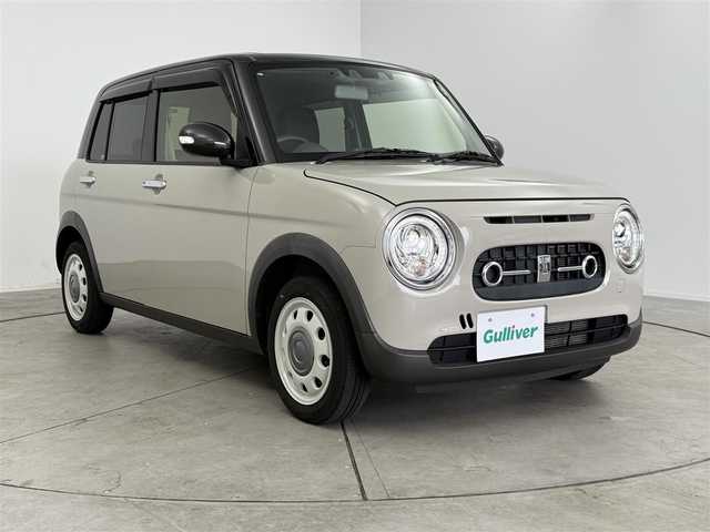 スズキ ラパン ＬＣ X 愛知県 2022(令4)年 3万km フォーンベージュメタリック/アーバンブラウン 2トーン 純正ディスプレイオーディオ/・Bluetooth/・Applecarplay/・AM/FM/ETC/バックカメラ/シートヒーター（D+N)/衝突軽減ブレーキ/LEDヘッドライト/オートライト/スマートキー/純正14インチAW/純正フロアマット/USB/スペアキー/ディライト