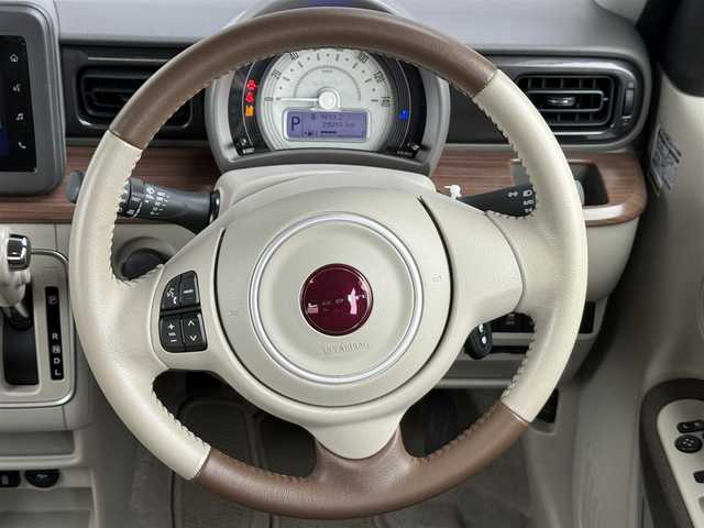 スズキ ラパン ＬＣ X 愛知県 2022(令4)年 3万km フォーンベージュメタリック/アーバンブラウン 2トーン 純正ディスプレイオーディオ/・Bluetooth/・Applecarplay/・AM/FM/ETC/バックカメラ/シートヒーター（D+N)/衝突軽減ブレーキ/LEDヘッドライト/オートライト/スマートキー/純正14インチAW/純正フロアマット/USB/スペアキー/ディライト