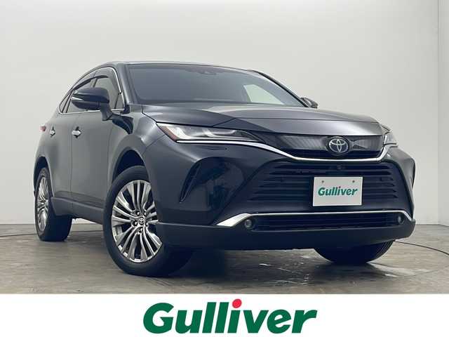 トヨタ ハリアー ハイブリッド Z レザーパッケージ 秋田県 2021(令3)年 4万km プレシャスブラックパール JBLプレミアムサウンドシステム/純正12.3インチナビ/　　BT/USB/フルセグテレビ/パノラミックビューモニター/レザーシート/シートヒーター/ベンチレーション/ステアリングヒーター/パワーバックドア/レーダークルーズコントロール/デジタルインナーミラー/置くだけ充電/ステリングスイッチ/スマートキー/ETC