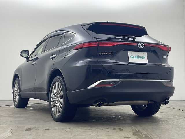 トヨタ ハリアー ハイブリッド Z レザーパッケージ 秋田県 2021(令3)年 4万km プレシャスブラックパール JBLプレミアムサウンドシステム/純正12.3インチナビ/　　BT/USB/フルセグテレビ/パノラミックビューモニター/レザーシート/シートヒーター/ベンチレーション/ステアリングヒーター/パワーバックドア/レーダークルーズコントロール/デジタルインナーミラー/置くだけ充電/ステリングスイッチ/スマートキー/ETC