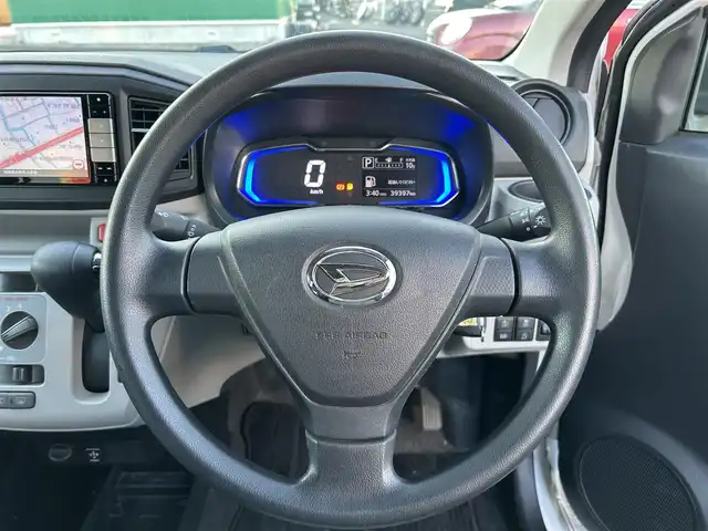 ダイハツ ミラ イース X SAⅢ 宮城県 2018(平30)年 4万km パールホワイトⅢ スマートアシストIII/純正SDナビ/【CD・DVD・SD・BT・フルセグTV】/バックカメラ/純正ドライブレコーダー/レーンキープアラート/衝突軽減ブレーキ/オートハイビーム/アイドリングストップ/ヘッドライトレベライザー/LEDヘッドライト/コーナーセンサー/フロアマット/ドアバイザー/電動格納ミラー/キーレス