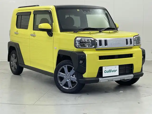 ダイハツ タフト G クロムベンチャー 茨城県 2022(令4)年 2万km レモンスカッシュクリスタルM 純正ナビ/バックカメラ/ルーフレール/ムーンルーフ/Bluetooth接続/ドラレコ/DVD再生/スペアキー/コーナーセンサー前後/ABS/シートヒーター/純正フロアマット/USB入力端子