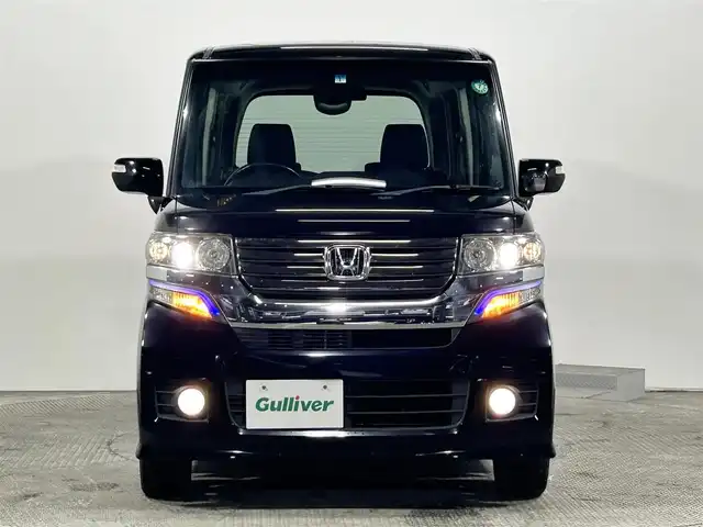 ホンダ Ｎ ＢＯＸ カスタム G ターボパッケージ 大阪府 2013(平25)年 5.5万km プレミアムゴールドパープルパール 純正ナビ（地デジ／ＤＶＤ再生）　両側パワースライドドア　バックカメラ　ＥＴＣ　クルコン　オートライト　パドルシフト　アイドリングストップ　スマートキー　プッシュスタート　オートエアコン　電格ミラー