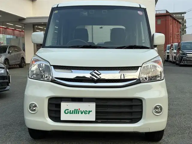 スズキ スペーシア G リミテッド 熊本県 2016(平28)年 9.9万km クリスタルホワイトP 社外ナビ（CN-R330WD）/【フルセグTV/Bluetooth再生/CD/DVD】/バックカメラ/レーダーブレーキサポート/車線逸脱警報システム/片側パワースライドドア/シートヒーター/アイドリングストップ/ETC/ドライブレコーダー（前後）/社外LEDライト/フォグライト/保証書/取扱説明書