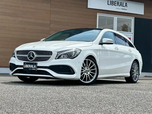 メルセデス・ベンツ ＣＬＡ１８０ Sブレイク AMG スタイル 宮崎県 2019(平31)年 4.8万km ポーラホワイト 純正ナビゲーション/・Bluetooth/・CD DVD/・バックカメラ/・フルセグTV/アンビエントライト/パノラミックルーフ/ハーマンカードン/ドライブレコーダー/ハーフレザー/・D/N席パワーシート/・D/N席シートヒーター/AMGパッケージ/レーダーセーフティ/パワーバックドア/アクティブクルーズコントロール